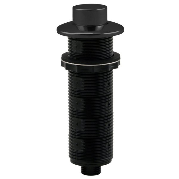 Westbrass Replacement Raised Button Disposal Air Switch Trim Powdercoated Flat Black ASB-RB3-62
